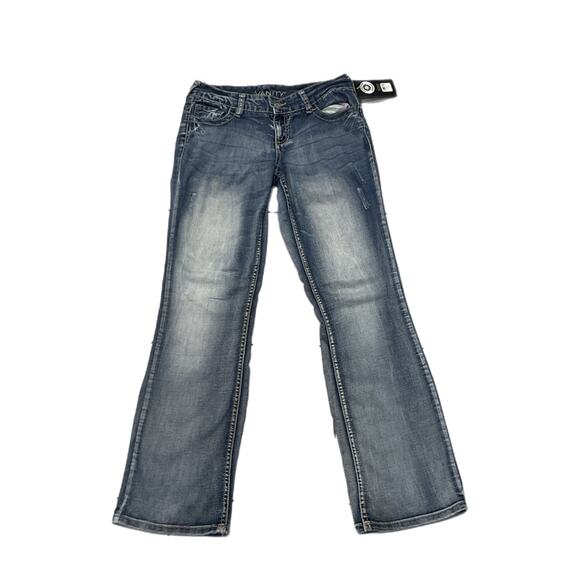 Vanity Distressed Denim Pants - Picture 1 of 11